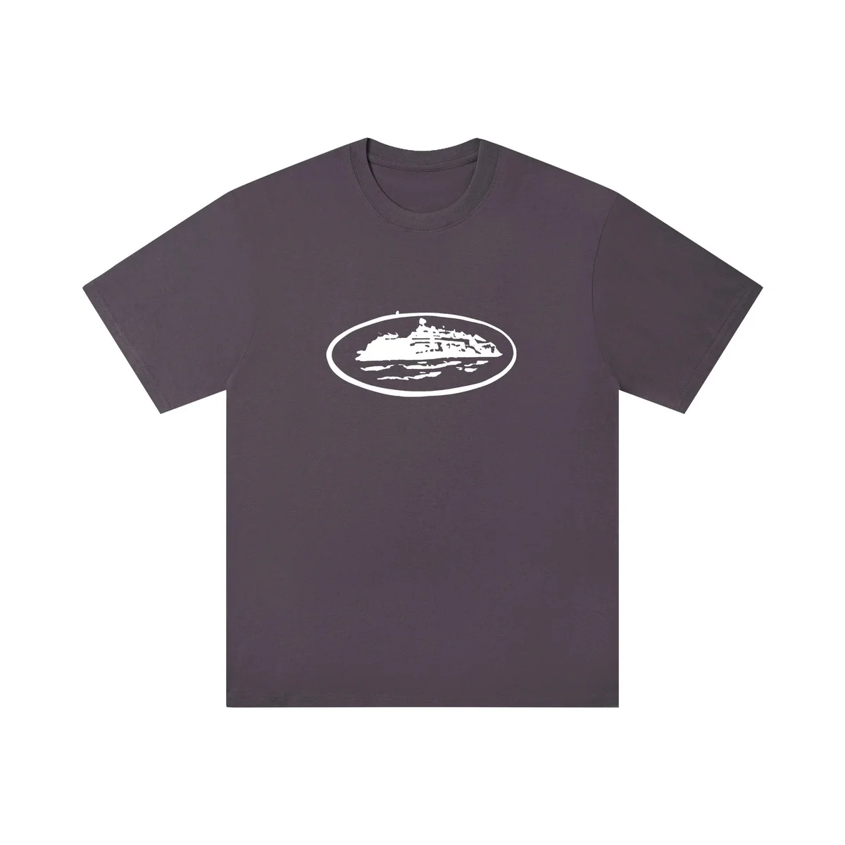 Other Unisex Dark Purple Graphic T-Shirt Purple - 1