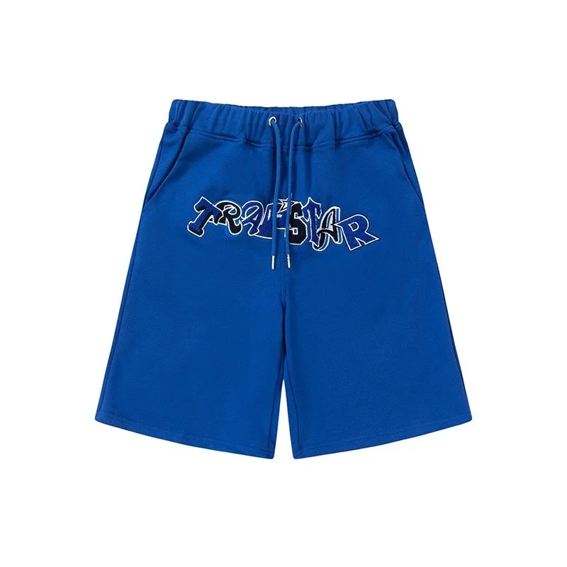 Trapstar Trapstar Royal Blue Lettering Shorts Blue - 1