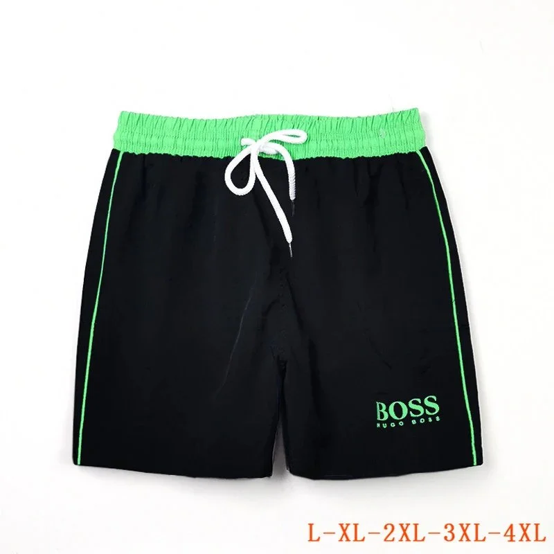Hugo Boss Hugo Boss Black/Green Swim Shorts Black - 1