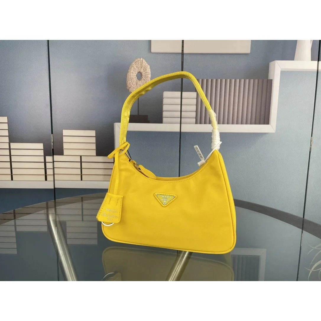 Prada Prada Re-Edition Yellow Shoulder Bag Yellow