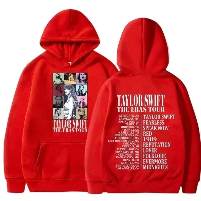 Other Taylor Swift The Eras Tour Red Hoodie Red - 1