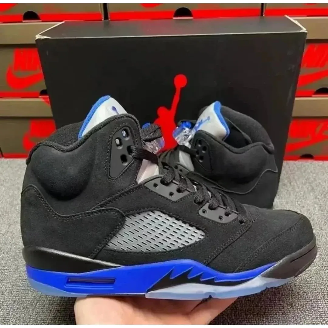 Jordan Jordan Air Jordan 5 Black/Blue Sneakers Black