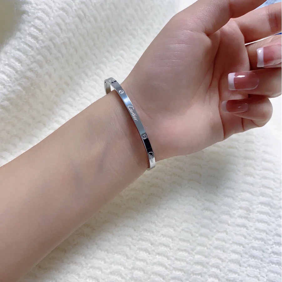 Cartier Cartier Love Silver Bracelet Jewelry Silver