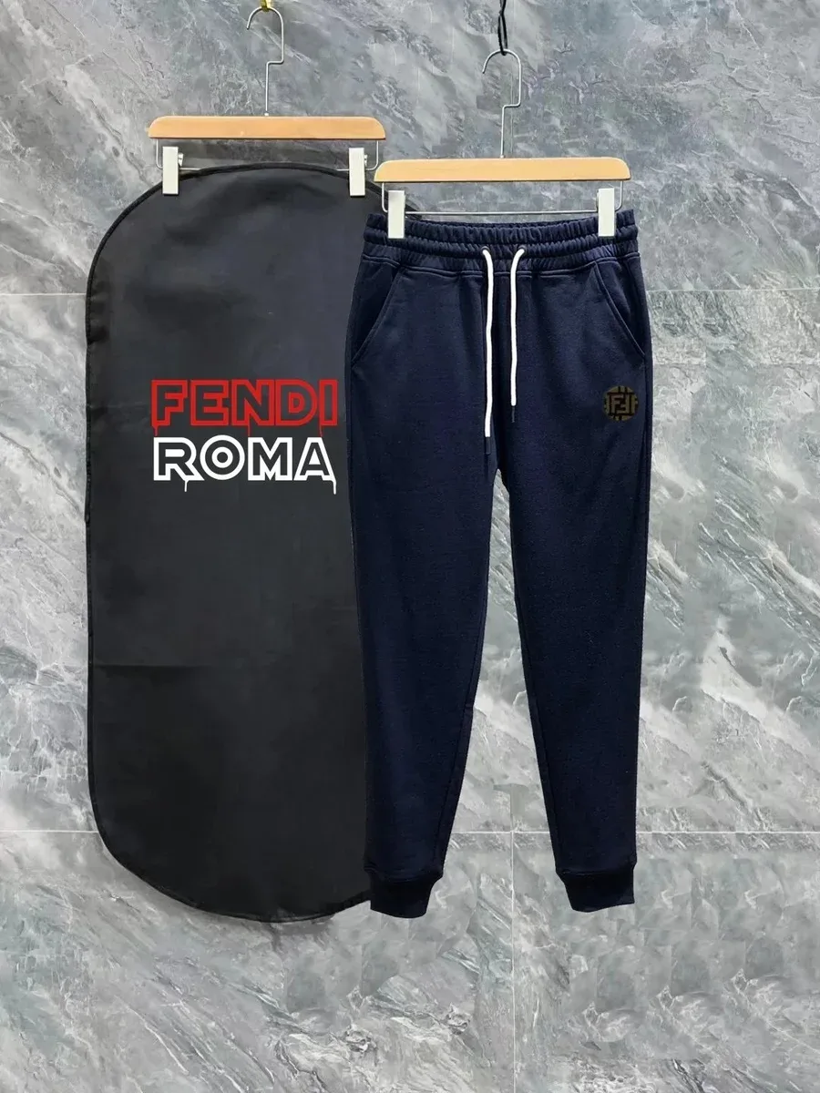 Fendi Fendi FENDI ROMA Navy Sweatpants Navy