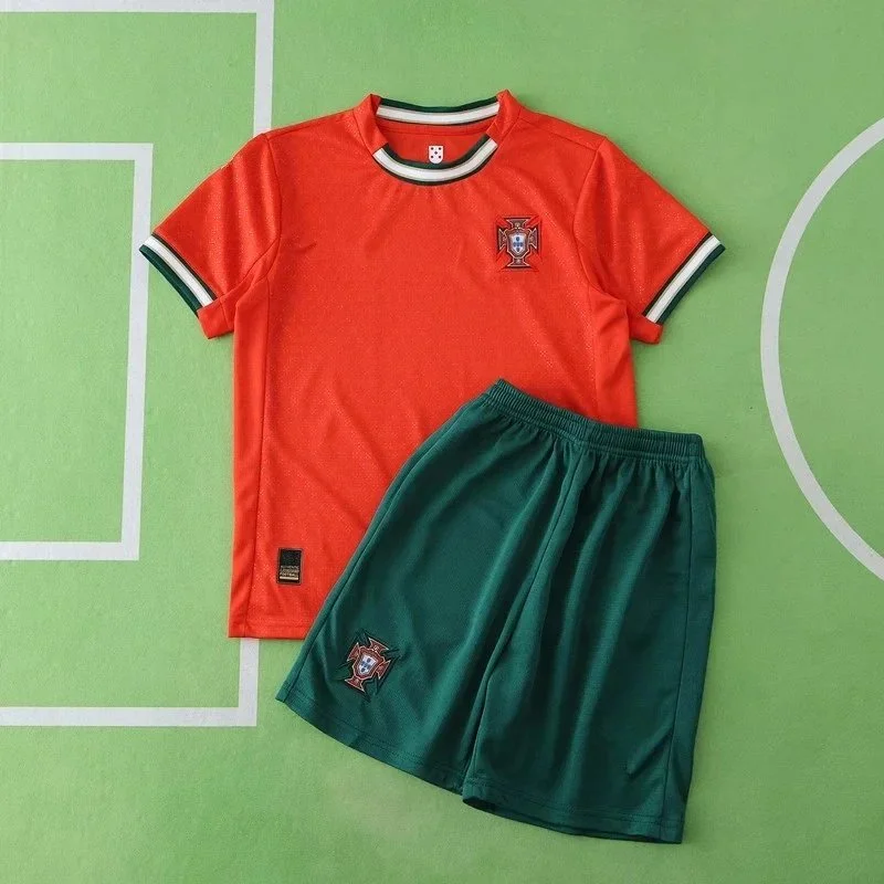Nike Nike Mercurial Portugal Home Jersey & Shorts Set Orange - 1
