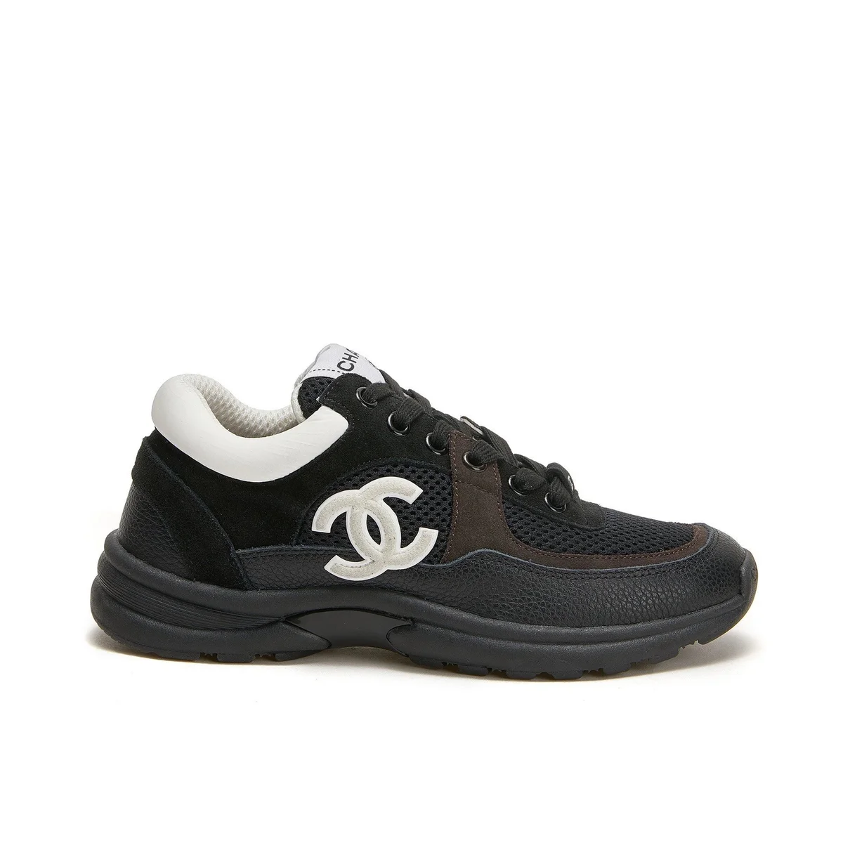 Chanel Chanel Runners Black/White/Brown Sneakers Black