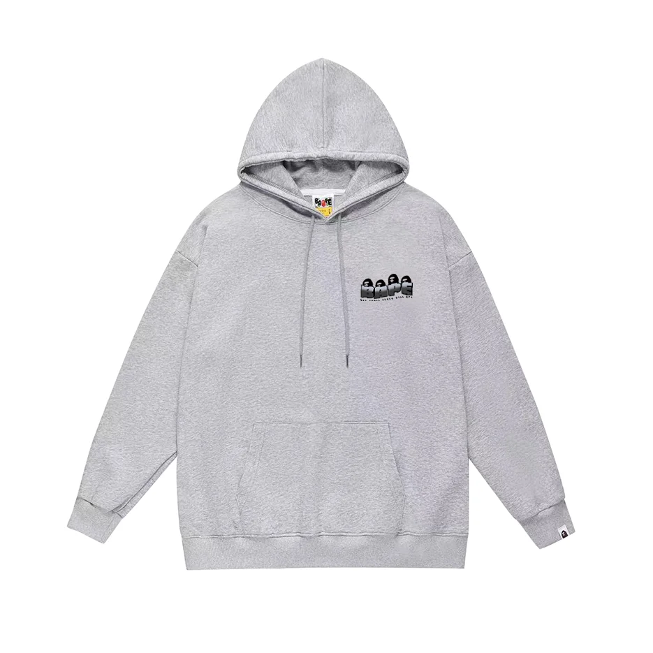 A Bathing Ape A Bathing Ape BAPE STA Grey Hoodie Grey - 1