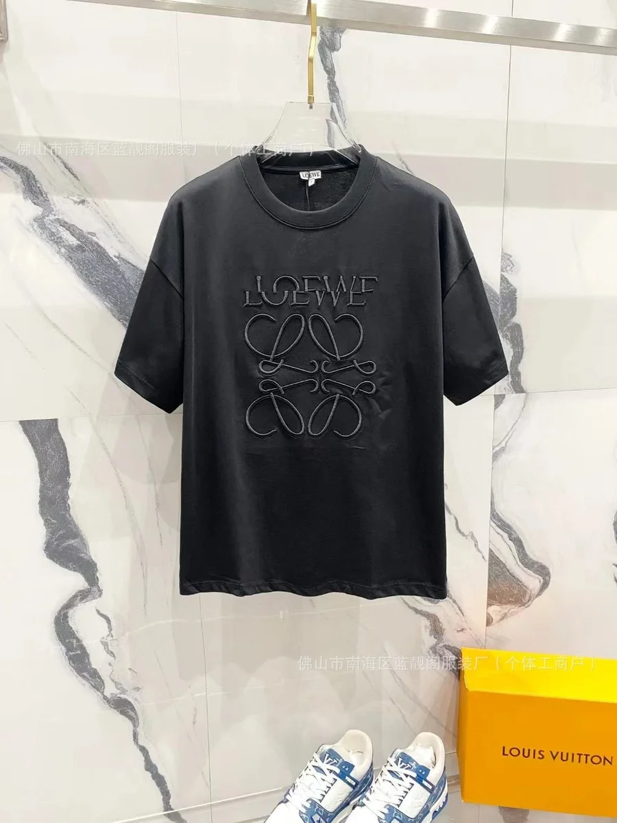 Loewe Loewe Anagram Black T-Shirt Black
