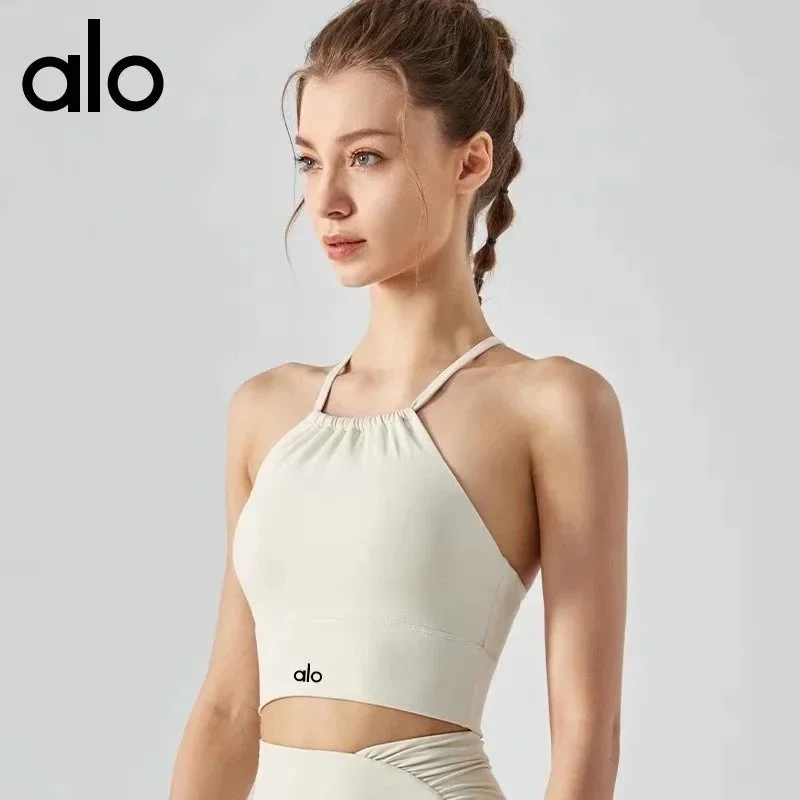 Alo Yoga Alo象牙白运动内衣 Cream - 1