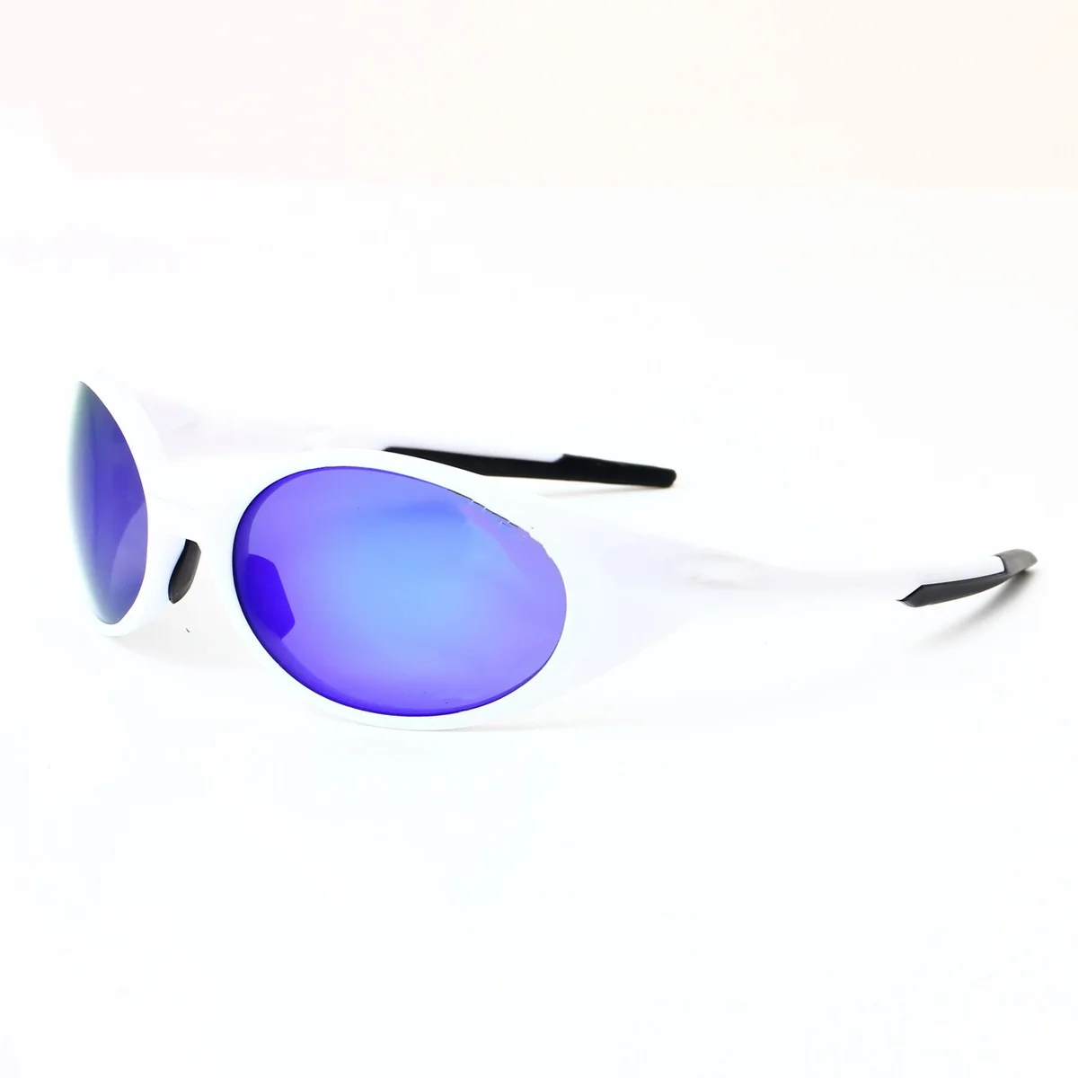 Other White/Deep Blue Sport Sunglasses White