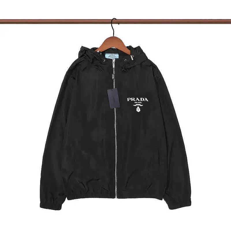 Prada Prada Black Hooded Jacket Black