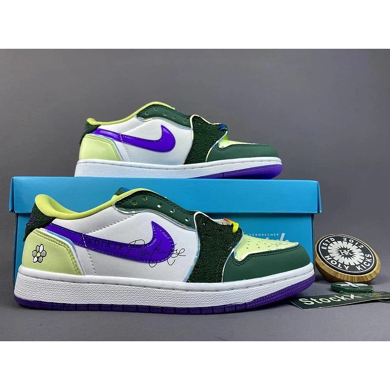 Nike Nike Air Force 1 Low 'Holy Kicks' Sneakers Purple - 1