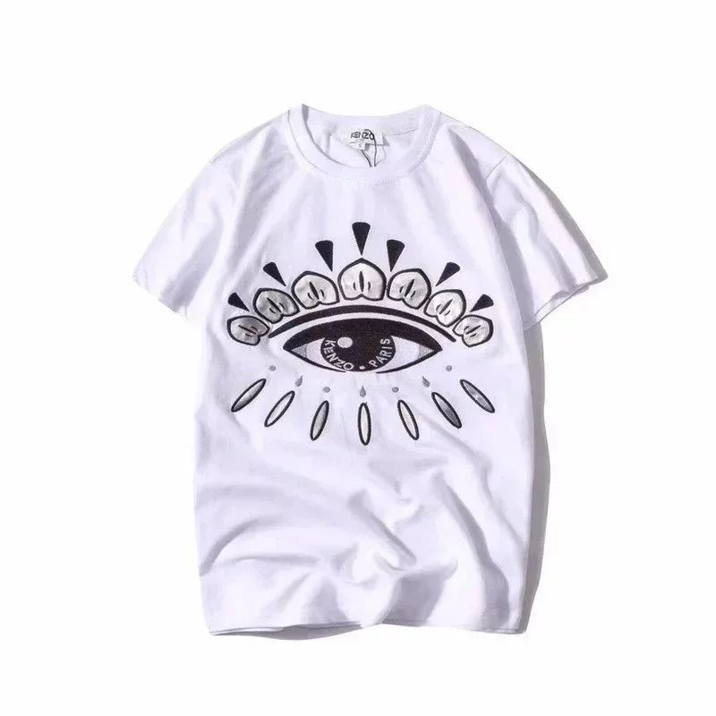 Kenzo Kenzo Eye Print White T-Shirt White - 1