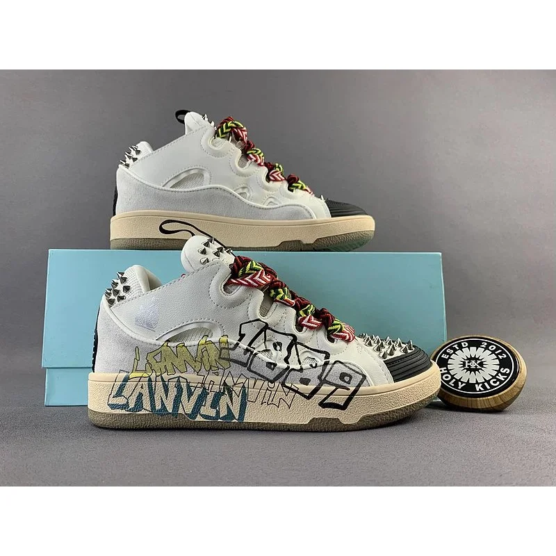 Lanvin Lanvin White Graffiti Sneakers White