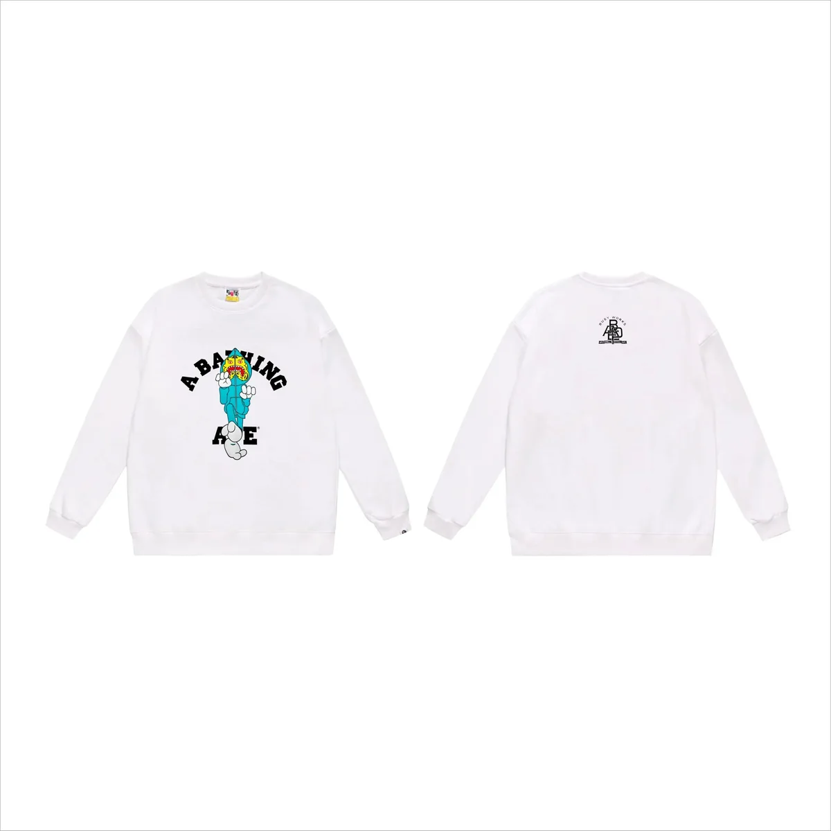 A Bathing Ape A Bathing Ape White BAPE STA Sweatshirt White - 1