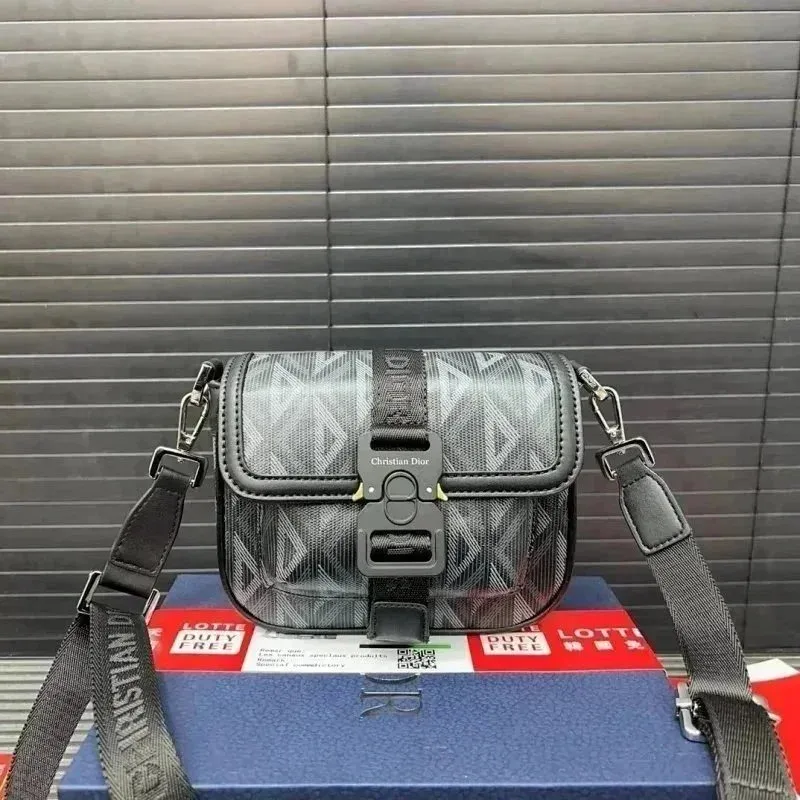 Dior Christian Dior Dior Oblique Grey/Black Crossbody Bag Grey