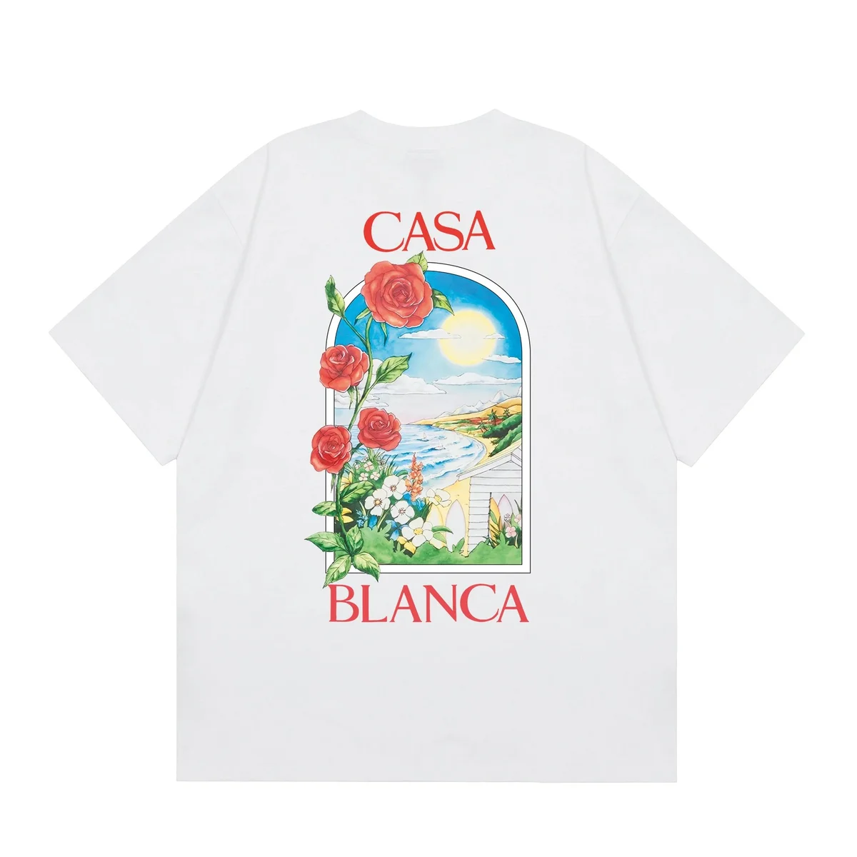 Other CASA BLANCA White Floral T-Shirt White - 1