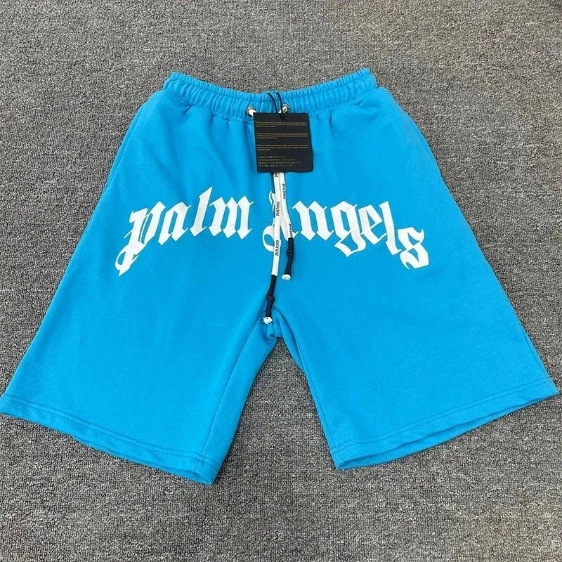 Palm Angels Palm Angels Palm Blue Shorts Blue