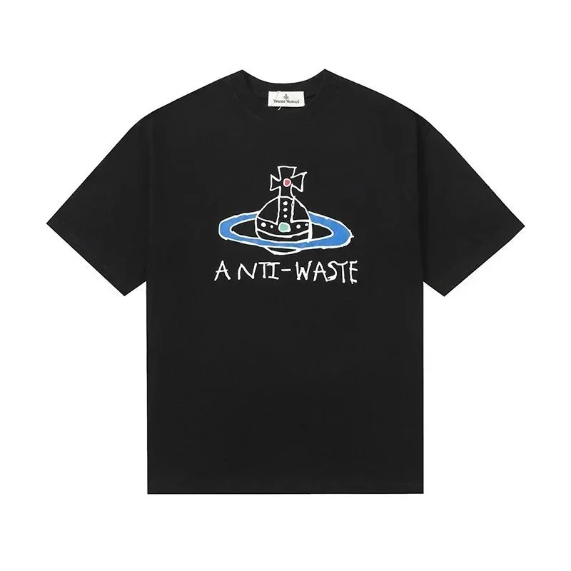 Vivienne Westwood Vivienne Westwood Anti-Waste Black T-Shirt Black - 1