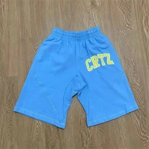 Corteiz Corteiz CRTZ Blue Yellow Shorts Blue - 1