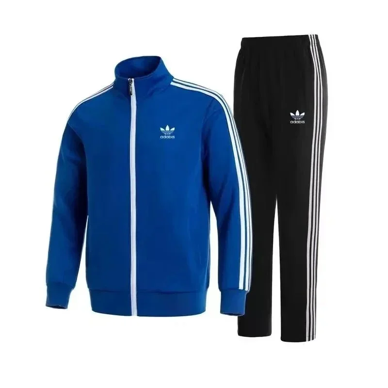 Adidas Adidas Classic Football Blue & Black Tracksuit Blue - 1