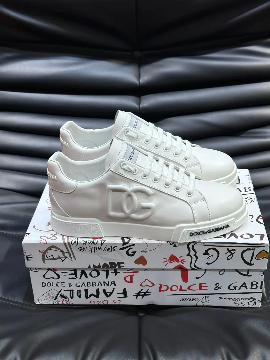 Dolce & Gabbana Dolce & Gabbana Classic Logo White Sneakers White - 1