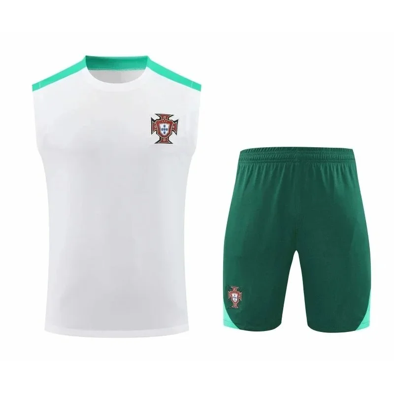 Other White and Green Portugal Football Kit White - 1