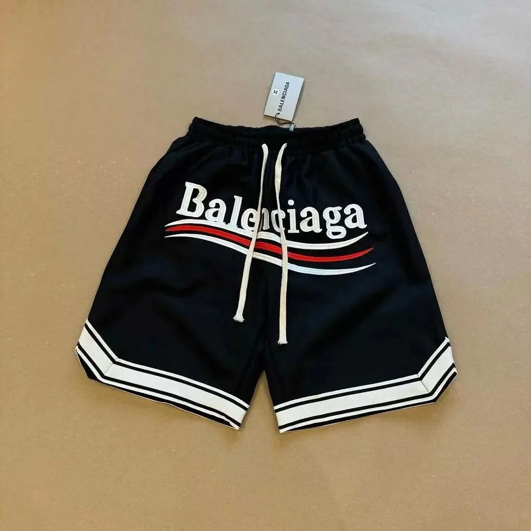 Balenciaga Balenciaga Black 'Bale' Basketball Shorts Black - 1