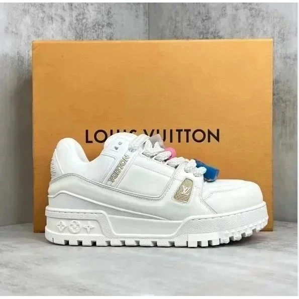 Louis Vuitton Louis Vuitton LV Trainer Triple White Sneakers White
