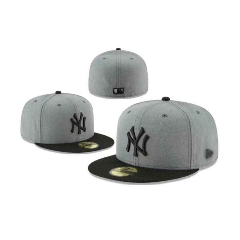 New York Yankees New York Yankees Grey/Black Classic Style-26 Cap Grey - 1