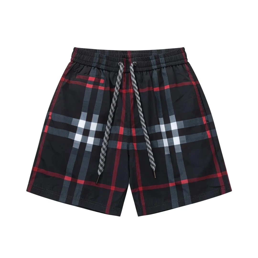 Burberry Burberry Vintage Check Black/Red/Grey Shorts Black