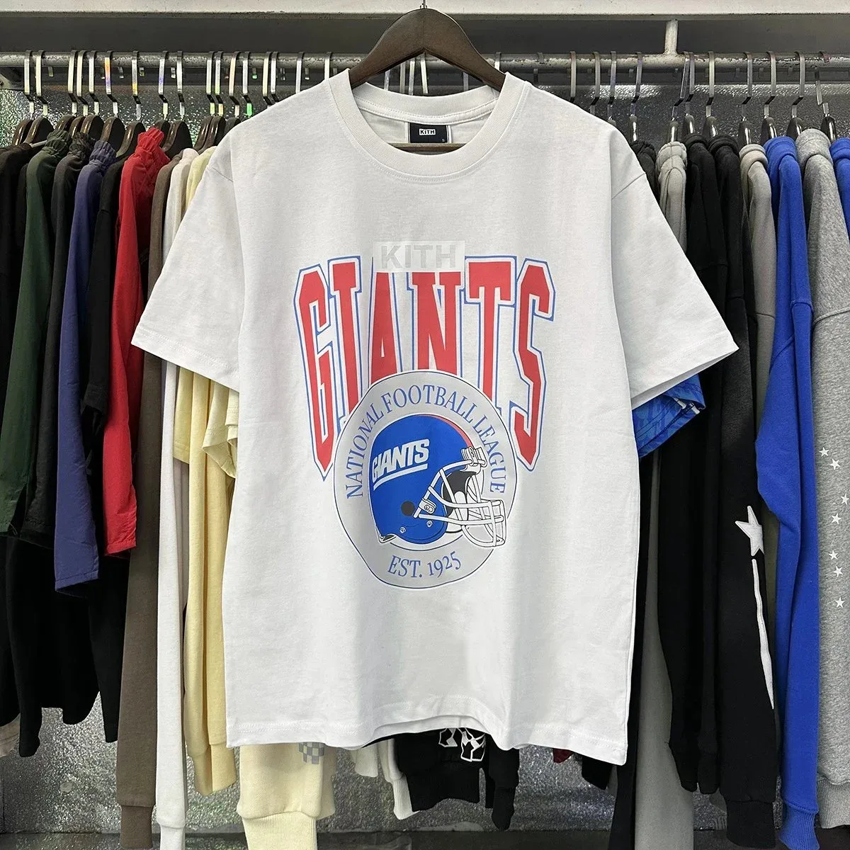 Kith Kith Giants White 'National Football League' T-Shirt White - 1