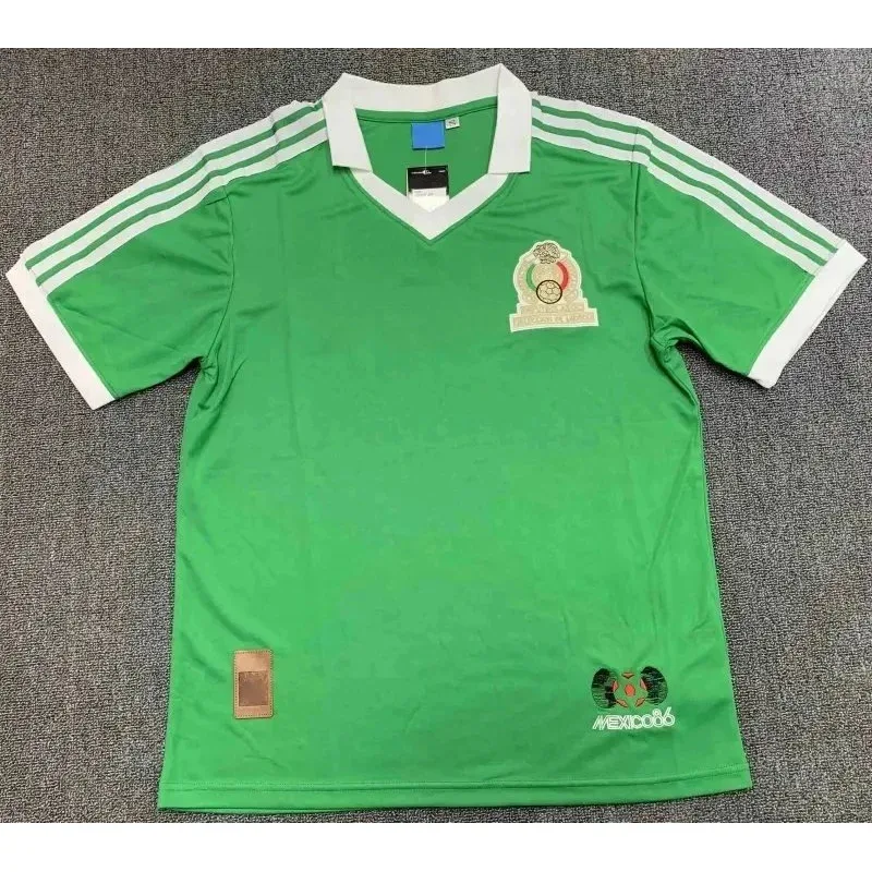 Adidas Adidas Classic Football Mexico 86 Jersey Green Green - 1