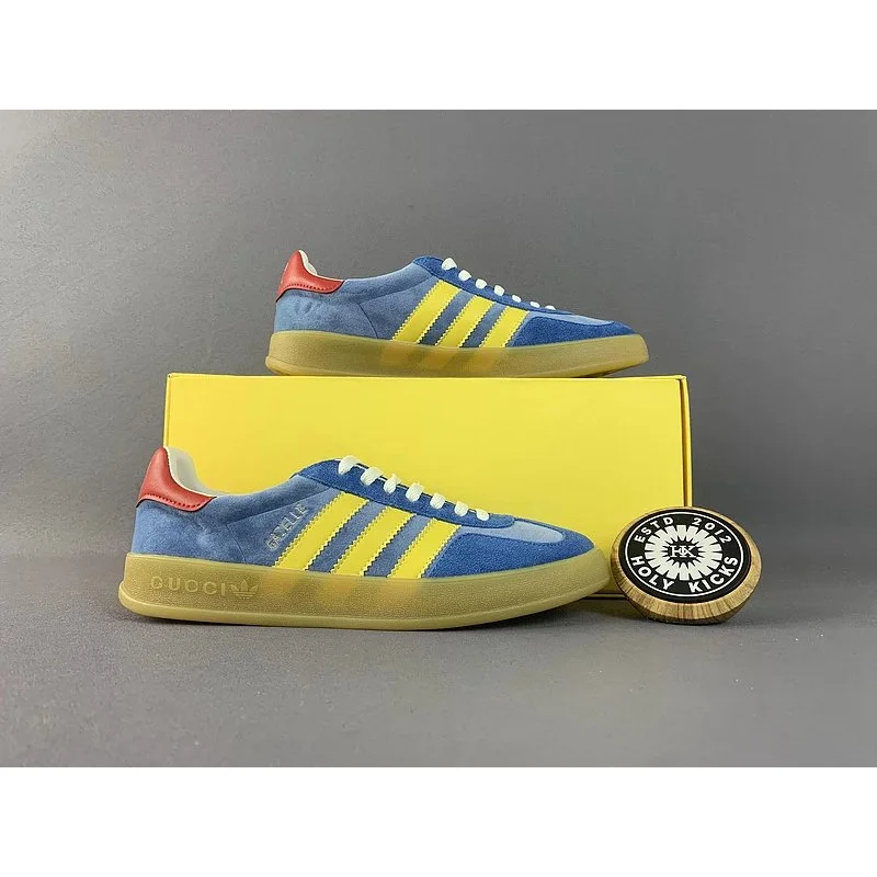 Gucci Gucci Runners Blue Yellow Red Sneakers Blue - 1
