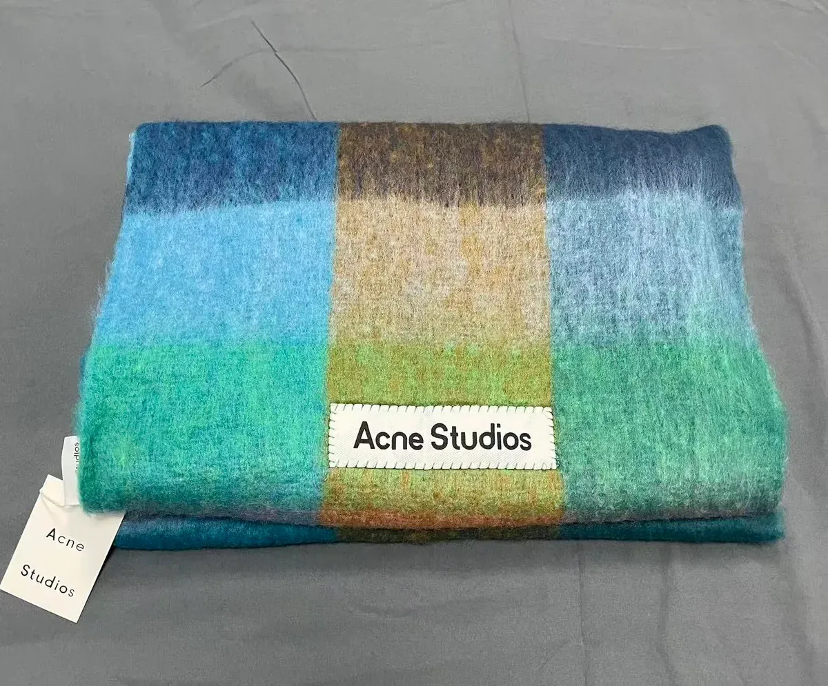 Acne Studios Acne Studios Multi-Color Plaid Scarf Multicolor