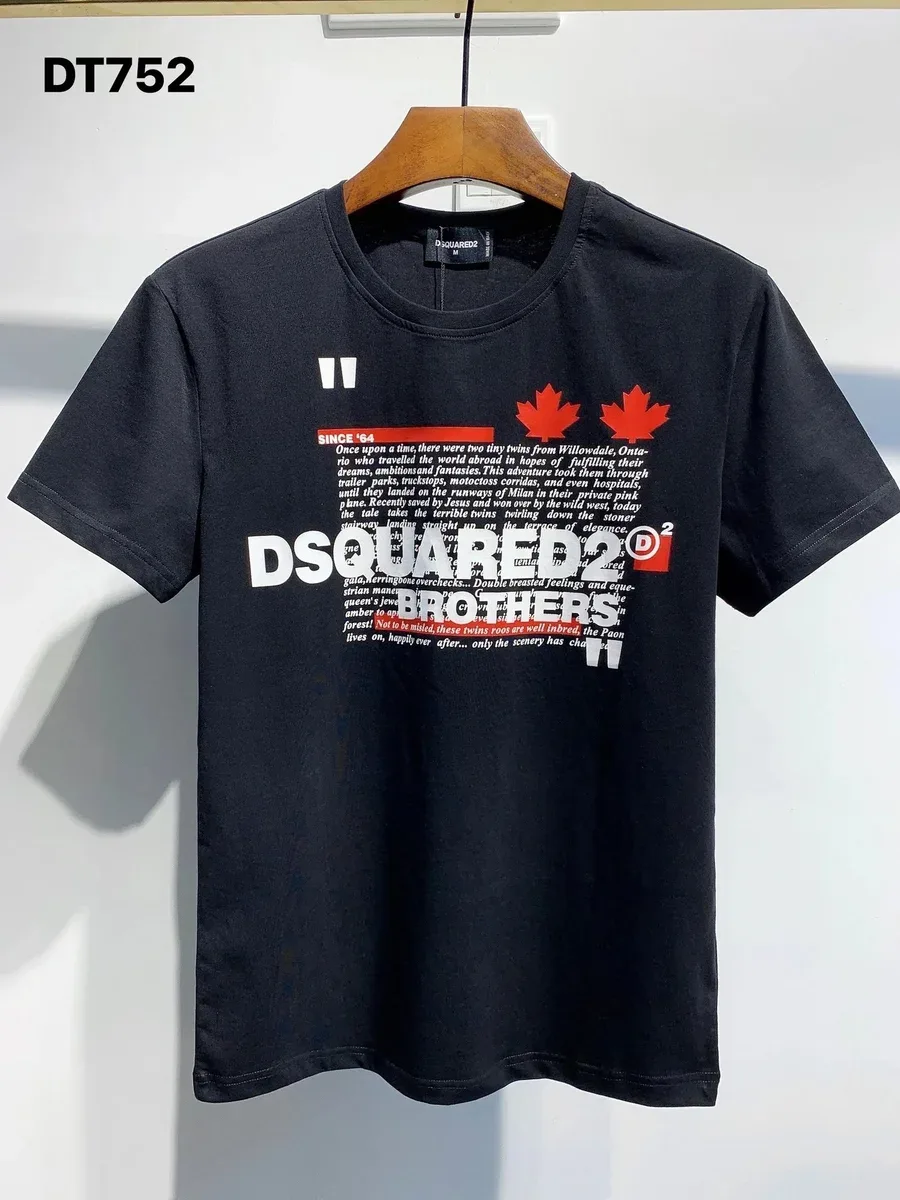 DSQUARED2 DSQUARED2 Black Graphic Print T-Shirt Black