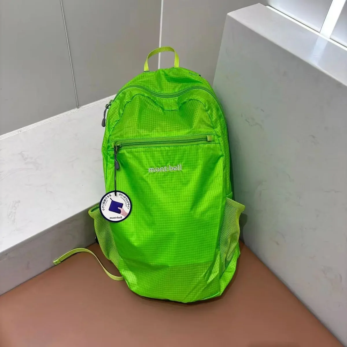 mont-bell Mont-Bell Neon Green Backpack Green - 1