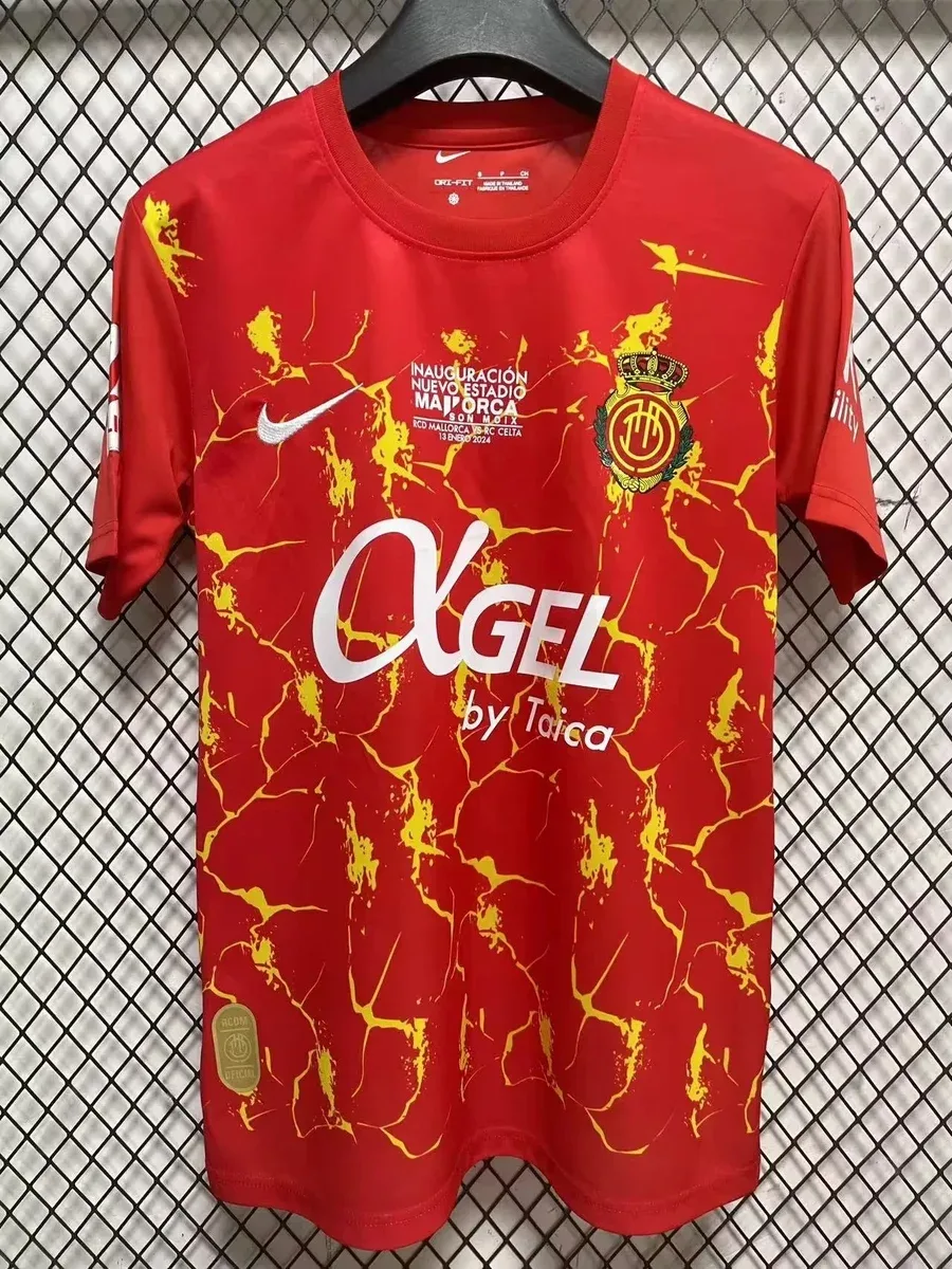 Nike Nike Red/Yellow Splatter Soccer Jersey Red