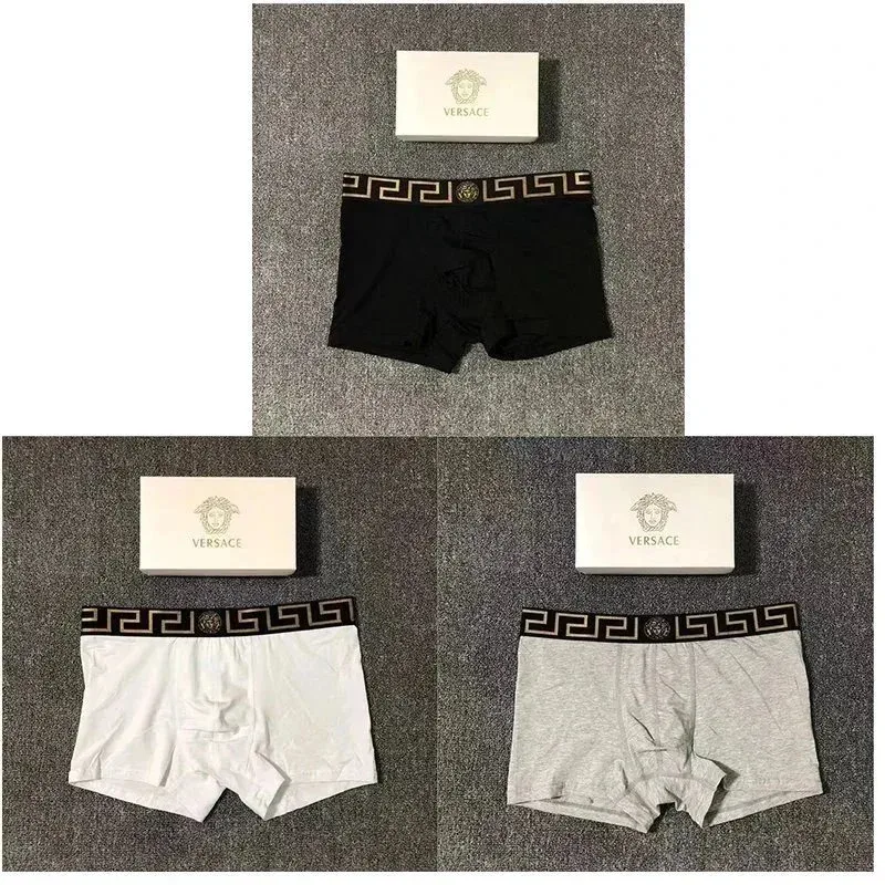 Versace Versace White/Black/Grey Gift Box Set Boxer Shorts Multicolor