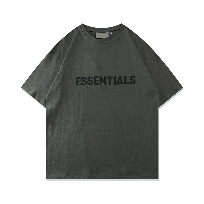 Fear of God Fear of God Essentials Oversized T-Shirt 21108 Grey Top Grey - 1