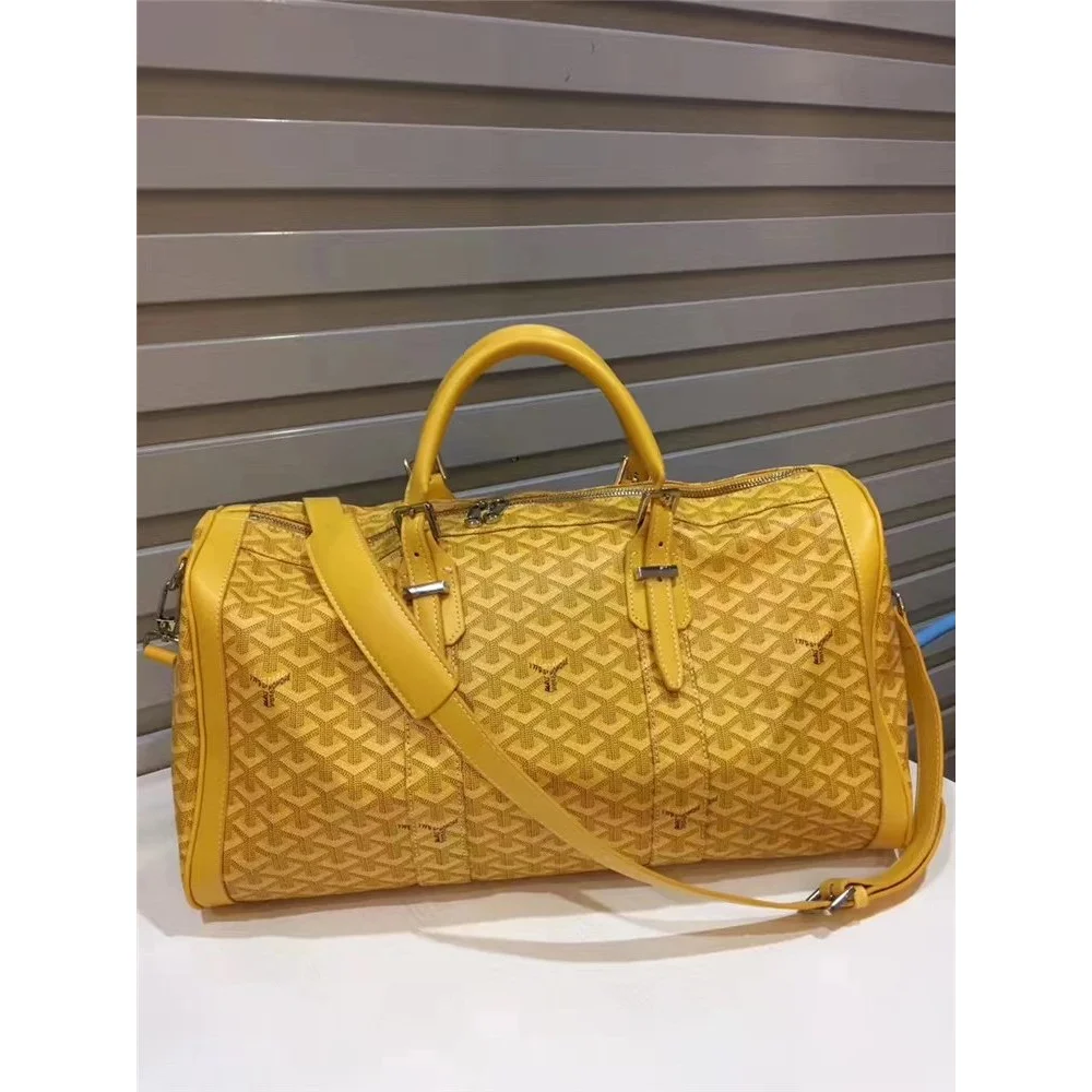 Goyard Goyard YARD Yellow Travel Duffle Bag Yellow - 1