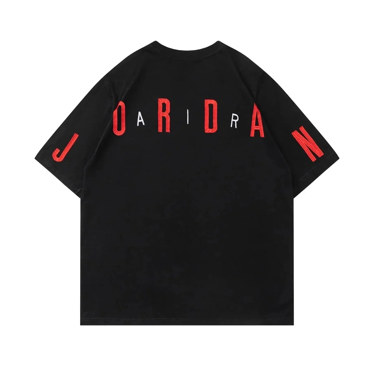 Jordan Jordan Black Red 'JORDAN' T-Shirt Black - 1