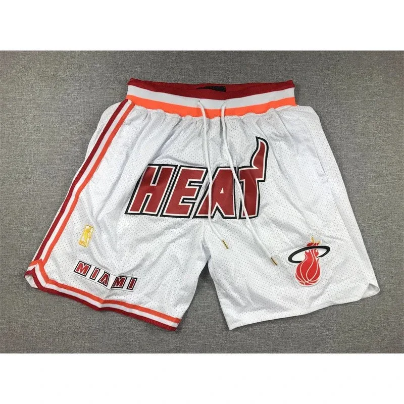 Other Miami Heat White Basketball Shorts White - 1