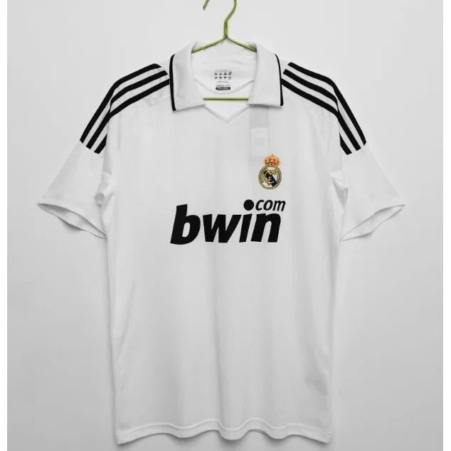 Adidas Adidas Real Madrid Home Jersey White '08-'09 Soccer Shirt White - 1