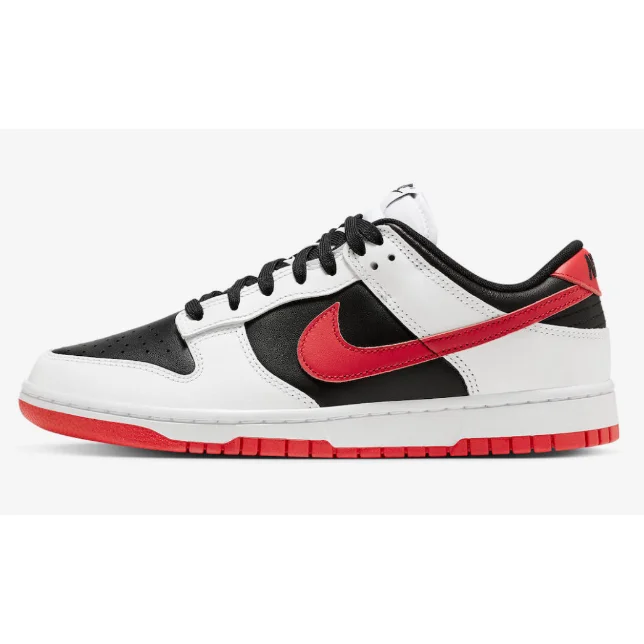 Nike Nike Dunk Low Black/White/Red Sneaker Multicolor
