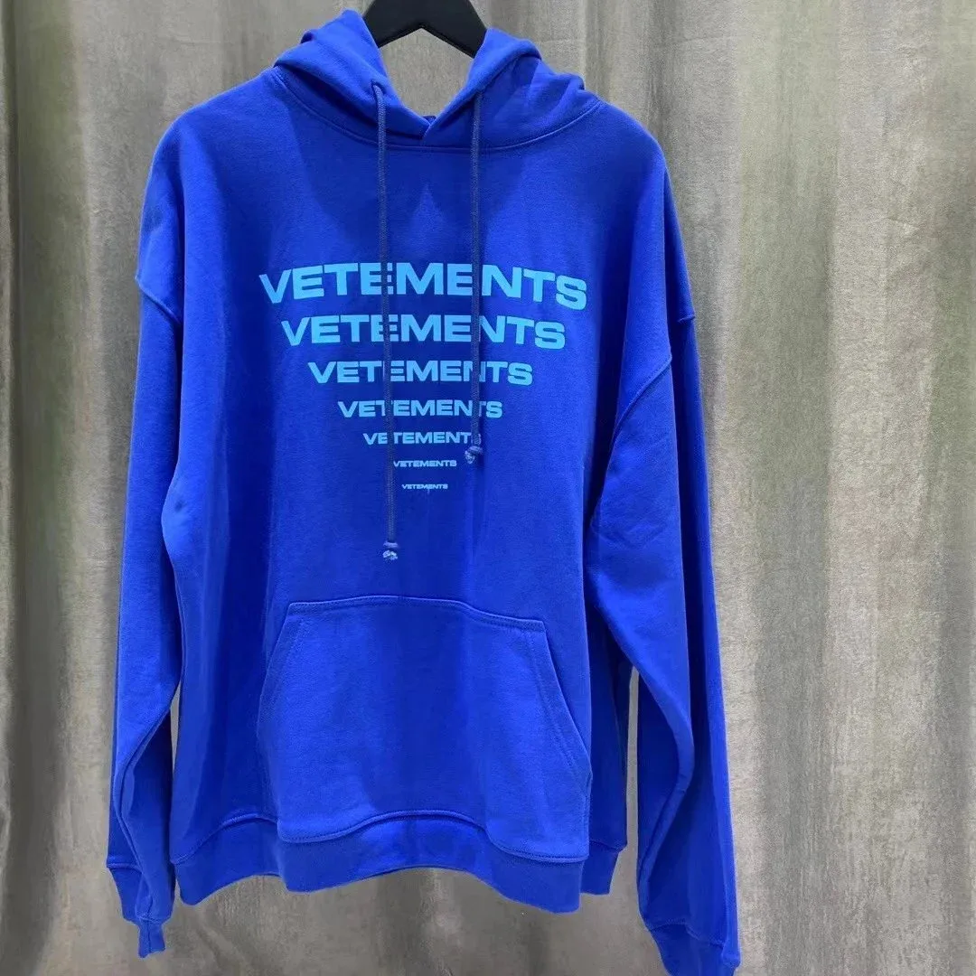 Vetements Vetements VETEMENTS Blue Hoodie Blue - 1