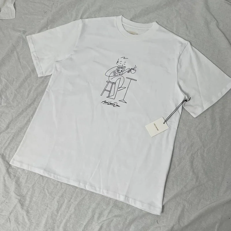 Palm Angels Palm Angels White Graphic T-Shirt White - 1