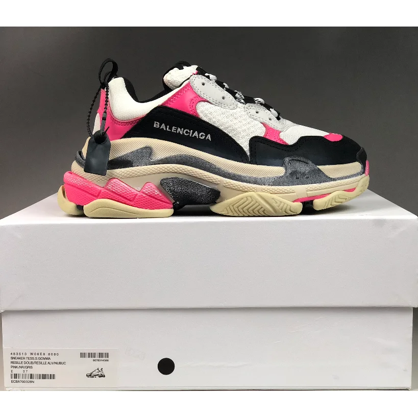 Balenciaga Balenciaga Triple S Pink/Black Sneakers Pink - 1