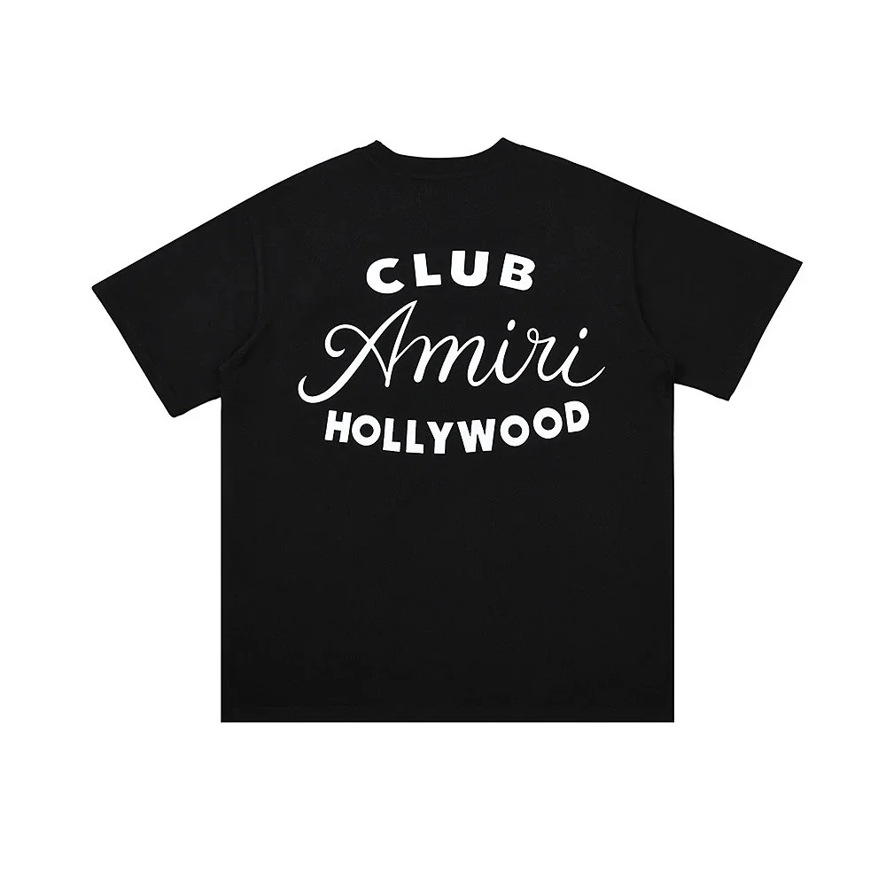 Amiri Amiri CLUB Amiri HOLLYWOOD Black T-Shirt Black - 1