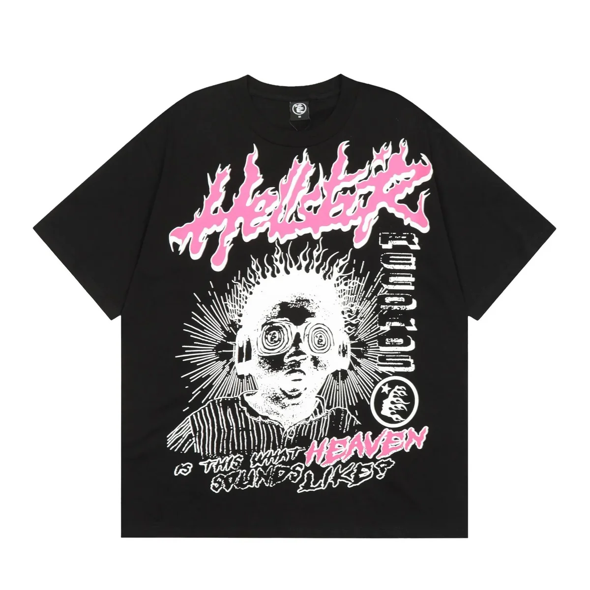 Other Hellsister H101 Black Graphic T-Shirt Black - 1